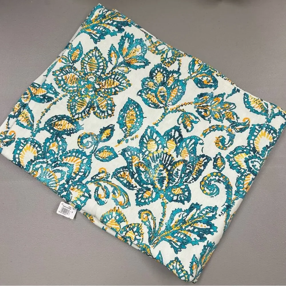 Williams Sonoma Tropical Palampore Tablecloth 70